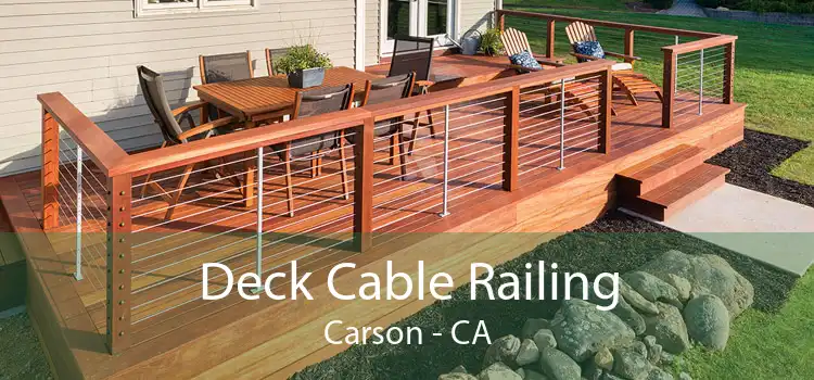 Deck Cable Railing Carson - CA