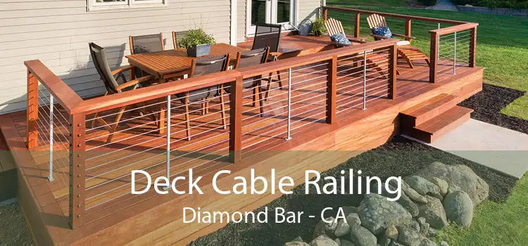 Deck Cable Railing Diamond Bar - CA