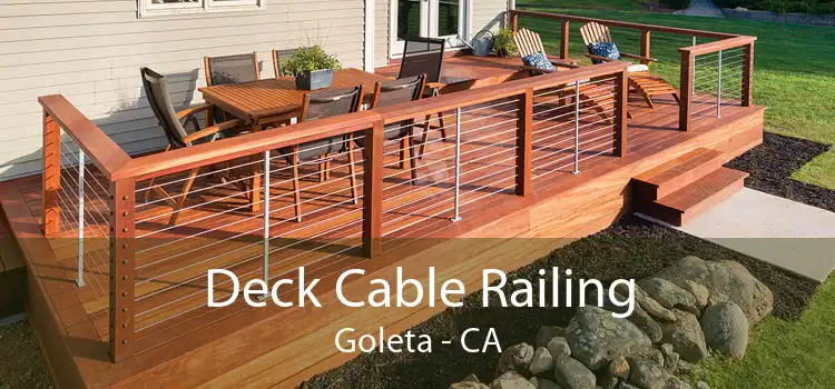 Deck Cable Railing Goleta - CA
