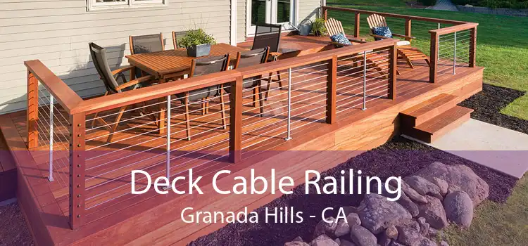 Deck Cable Railing Granada Hills - CA