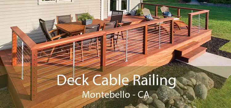 Deck Cable Railing Montebello - CA