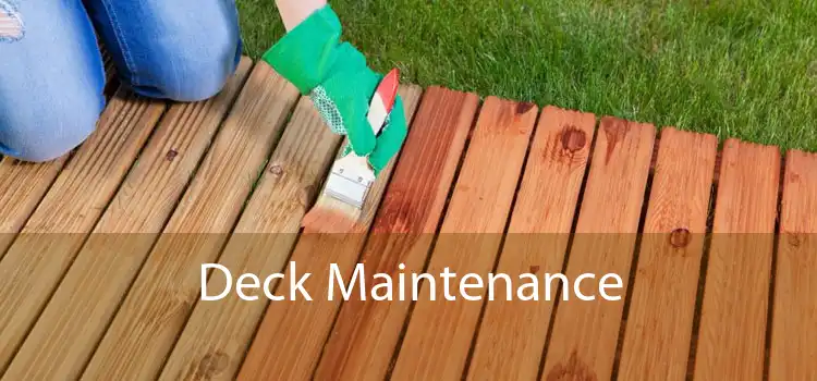 Deck Maintenance 