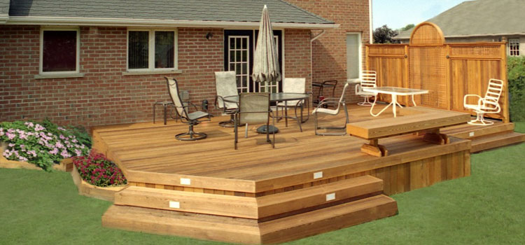 Cedar Composite Decking