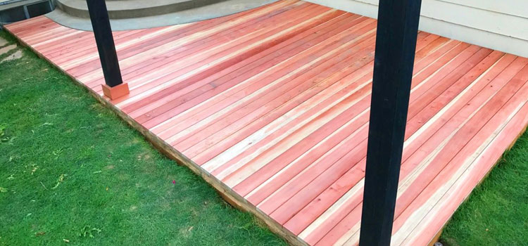 Redwood Decking Material